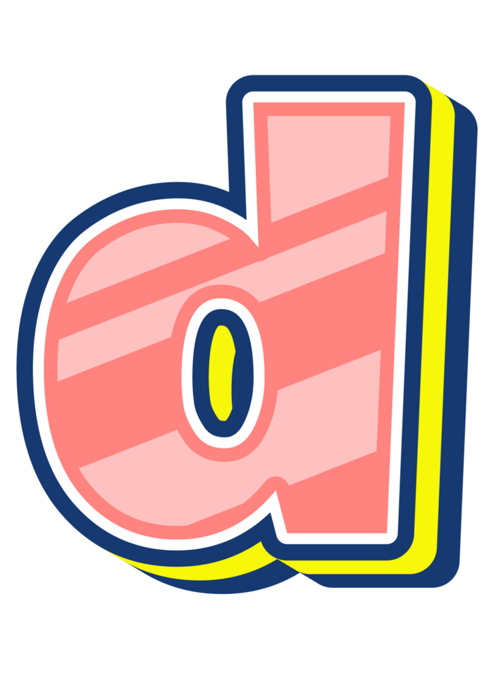 Game Cartoon Alphabet Letter and Number png