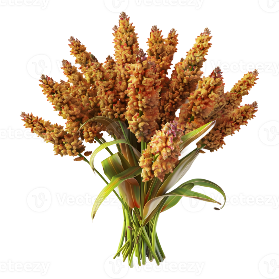 3D Rendering of a Great Millet on Transparent Background png