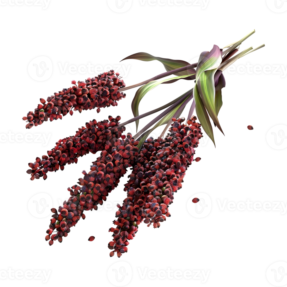 3D Rendering of a Great Millet on Transparent Background png