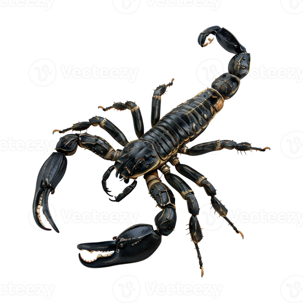 3D Rendering of a Scorpions on Transparent Background png