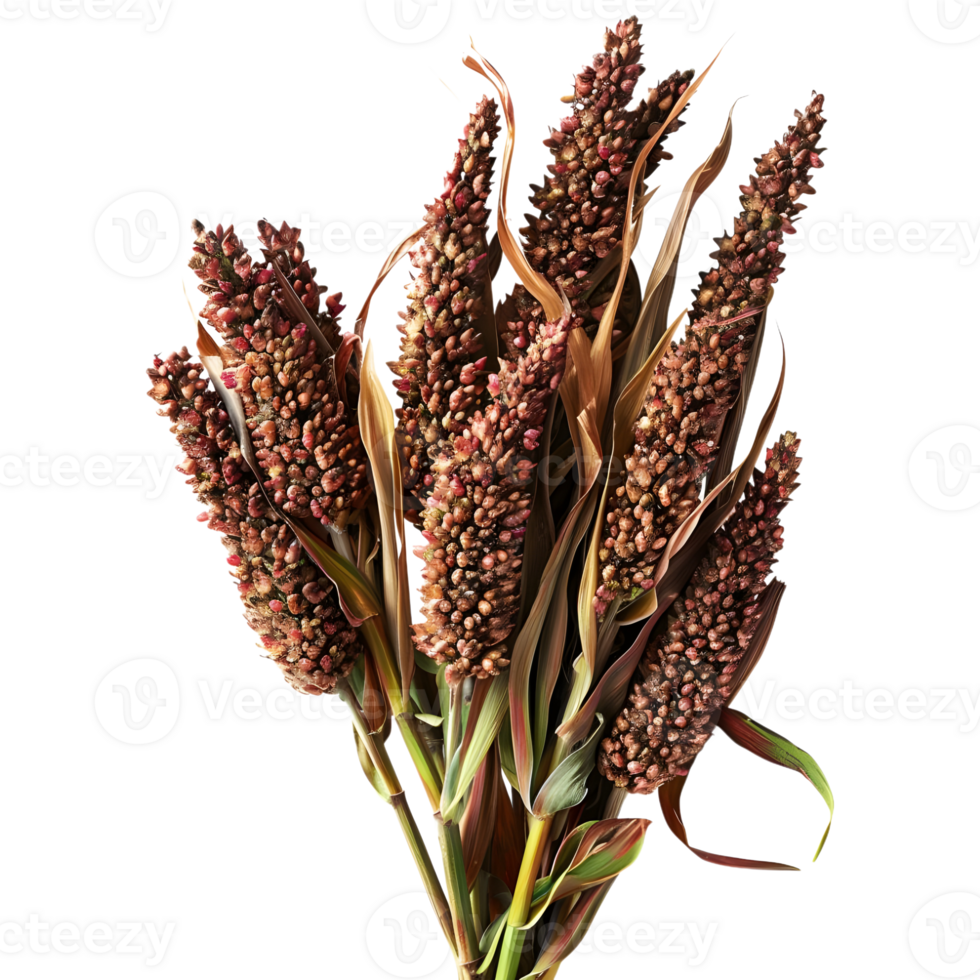3D Rendering of a Great Millet on Transparent Background png