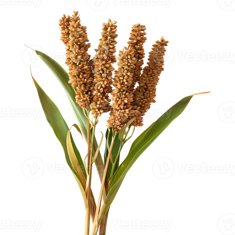 3D Rendering of a Great Millet on Transparent Background png