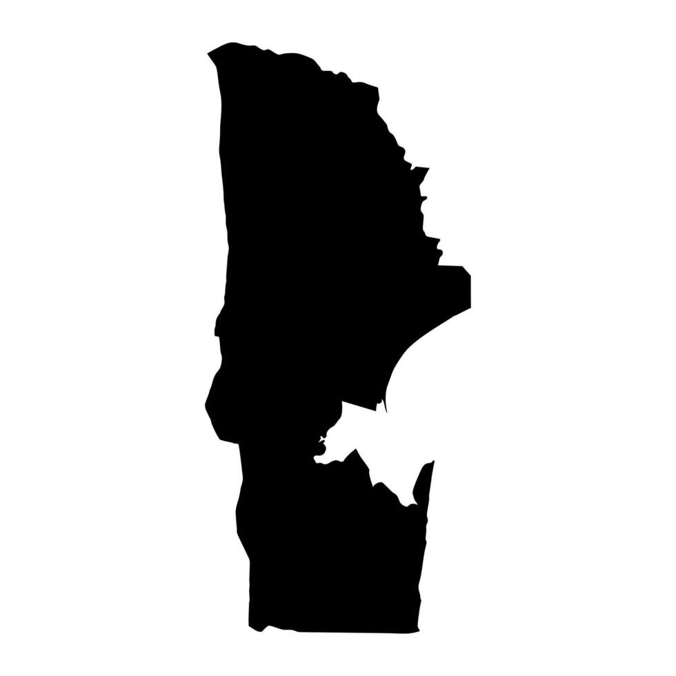 Maputo Province map, administrative division of Mozambique. illustration. vector