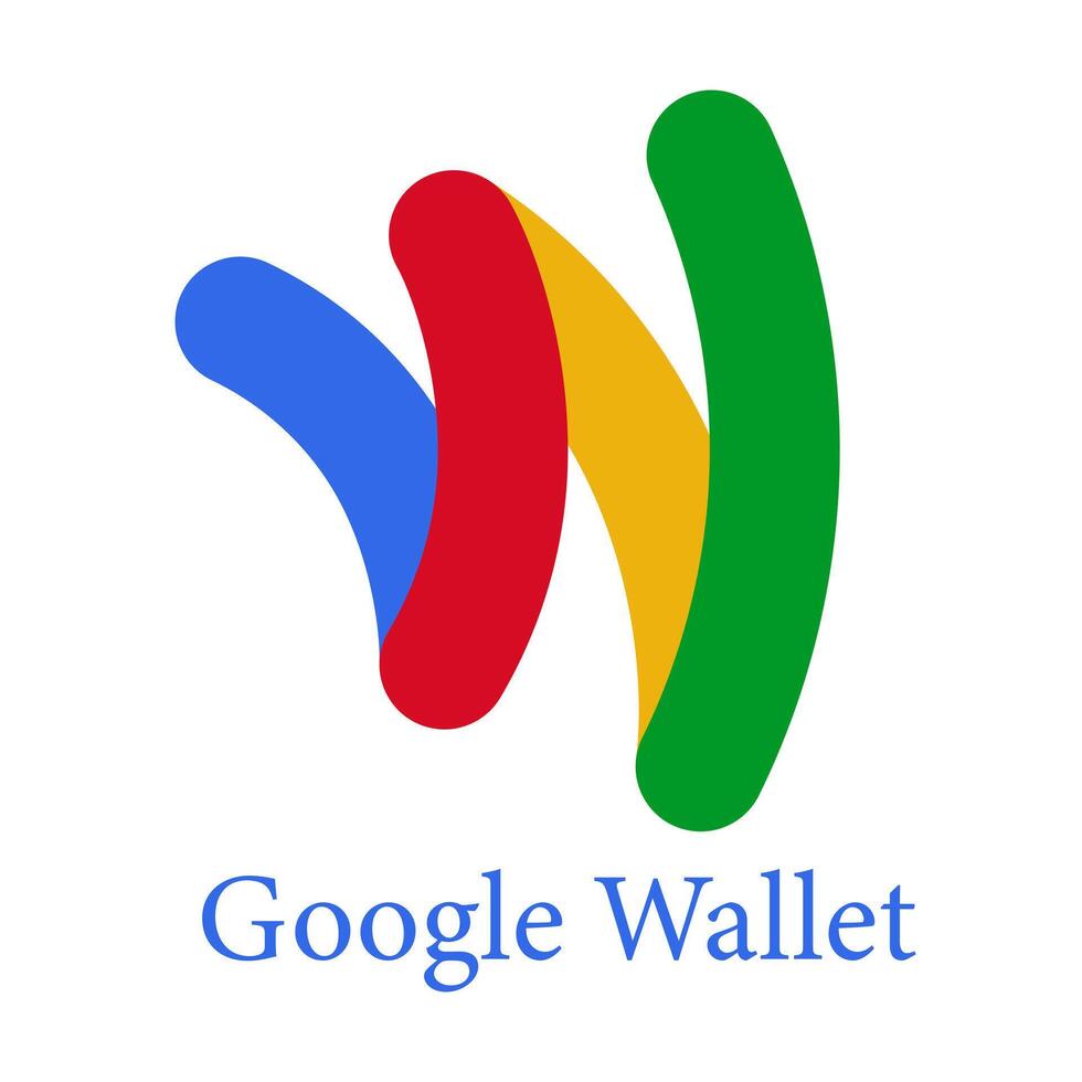 Google announces Google Wallet, the app that will replace Google Pay in many countries, Wallet logo icon, editorial illustration vector