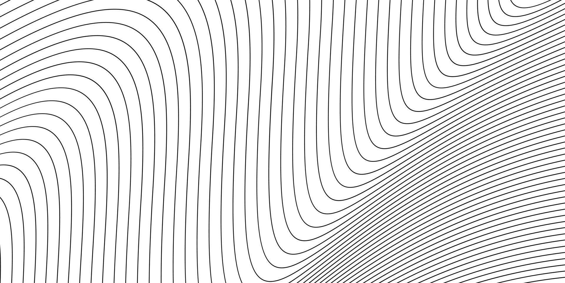 Minimalist white dynamic curve stripe line abstract background vector