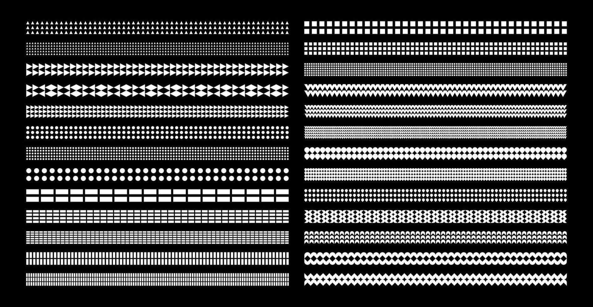 conjunto de resumen básico forma divisor diseño vector