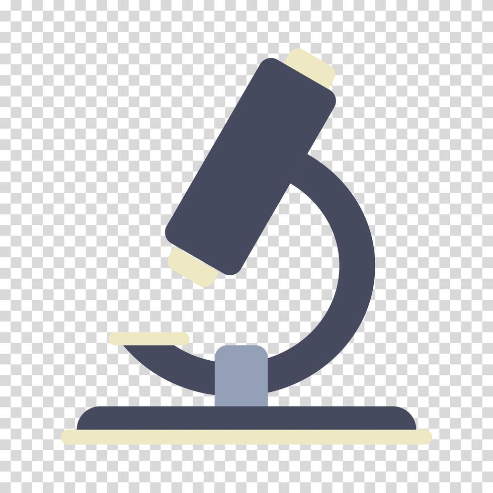 Magnifying glass, microscope, quality control, flat design, simple image, cartoon style. Successful research concept. line icon for business and advertising vector