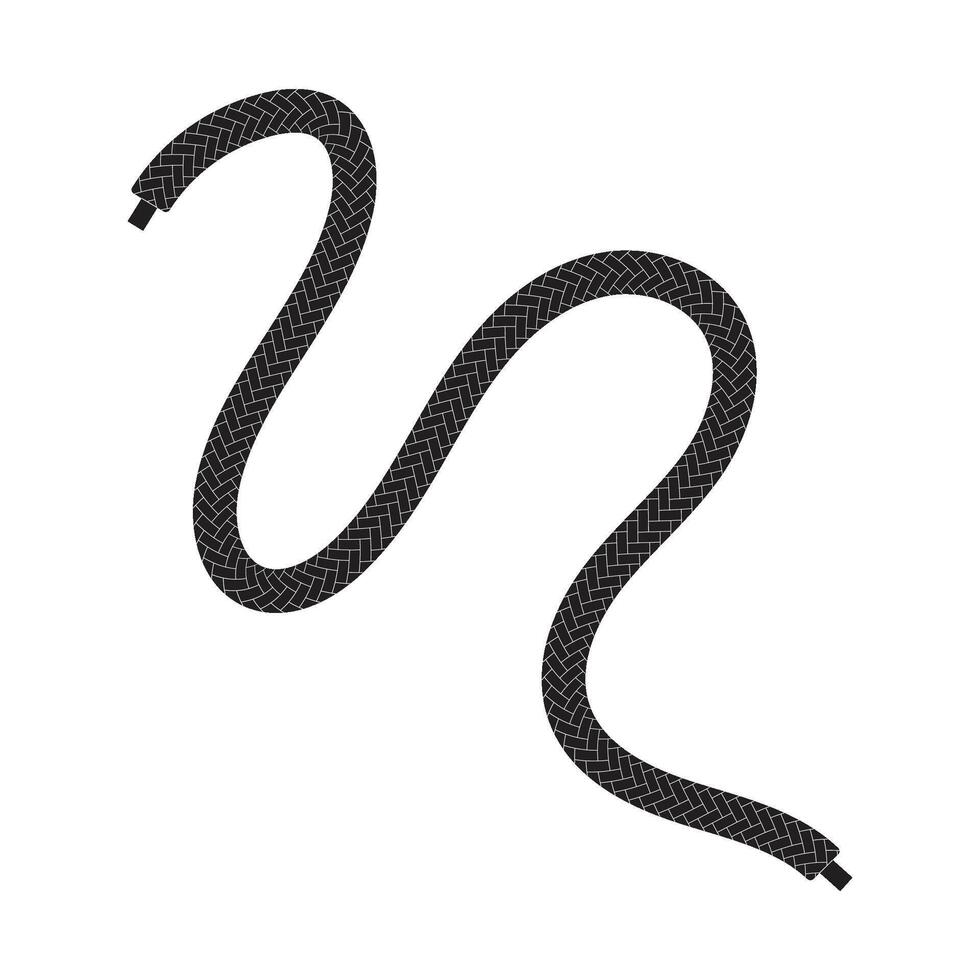 Shoelace Flat Element vector
