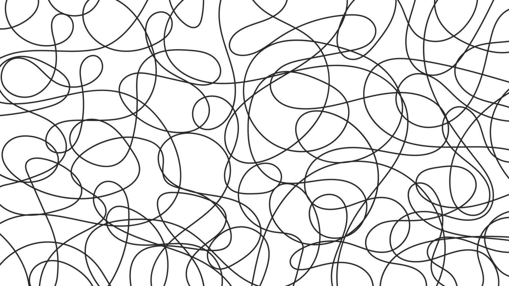 Curvy line black and white background vector