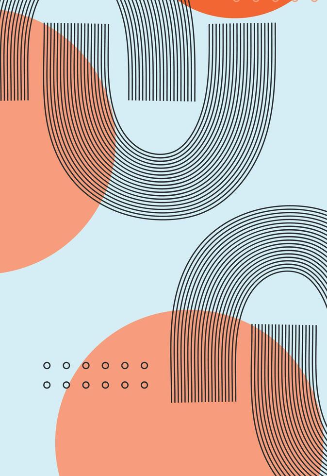a diagram of a square with circles on it vector