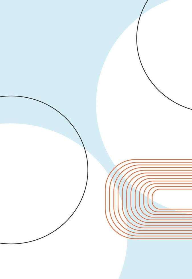 a diagram of a square with circles on it vector