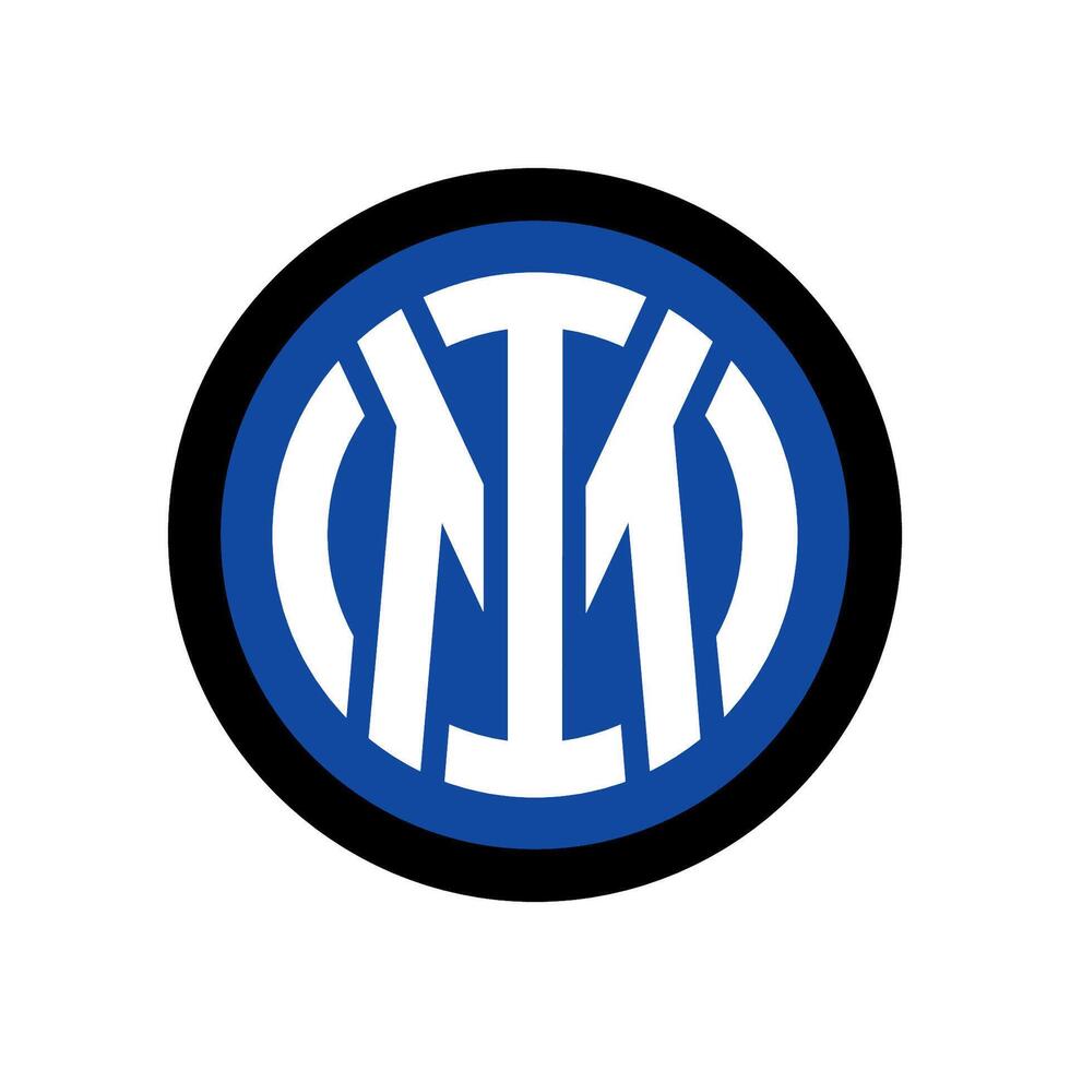 Inter Milan logo on transparent background vector