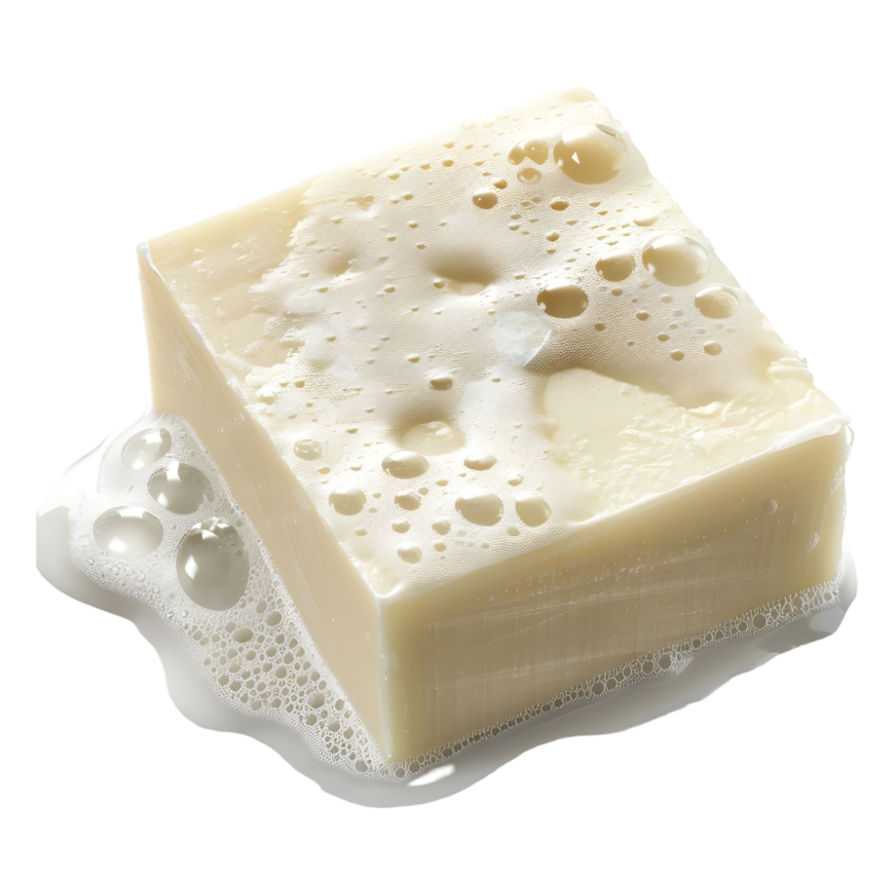 3D Rendering of a Bathroom Soap on Transparent Background png