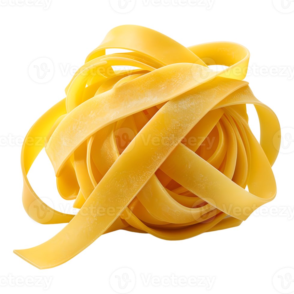 3d tolkning av en pasta spaghetti på transparent bakgrund png