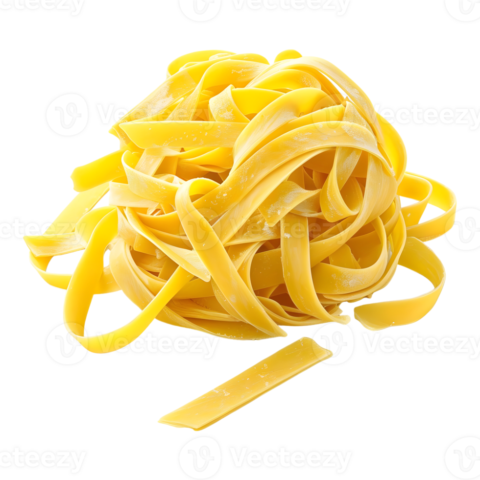 3d tolkning av en pasta spaghetti på transparent bakgrund png