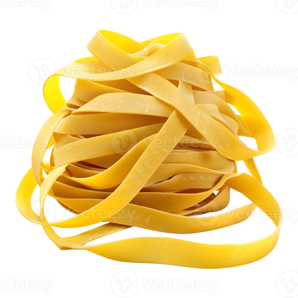 3D Rendering of a Pasta Spaghetti on Transparent Background png