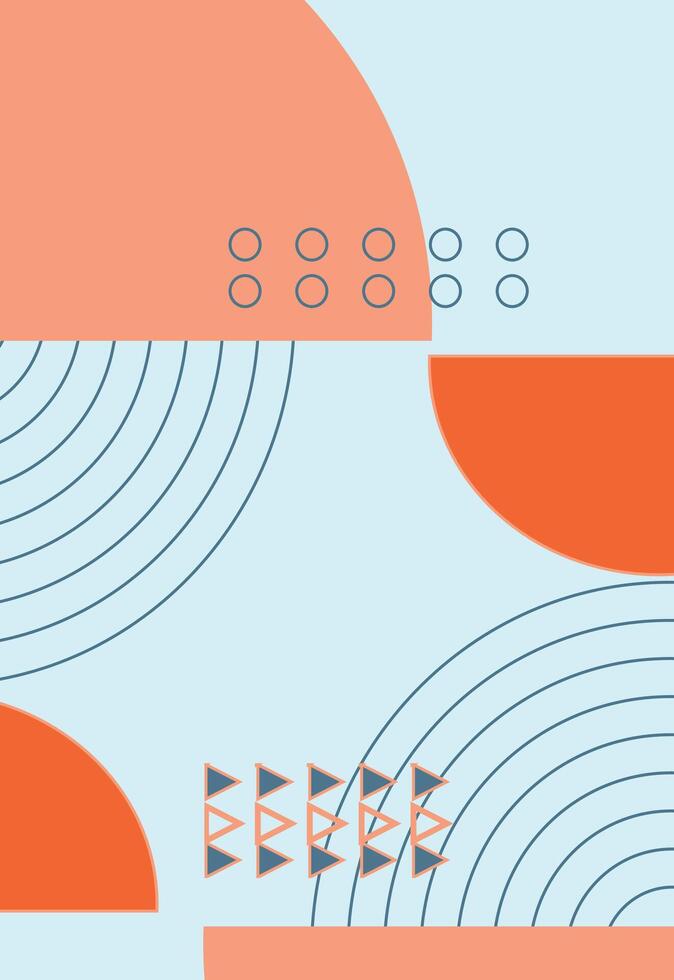 a diagram of a square with circles on it vector