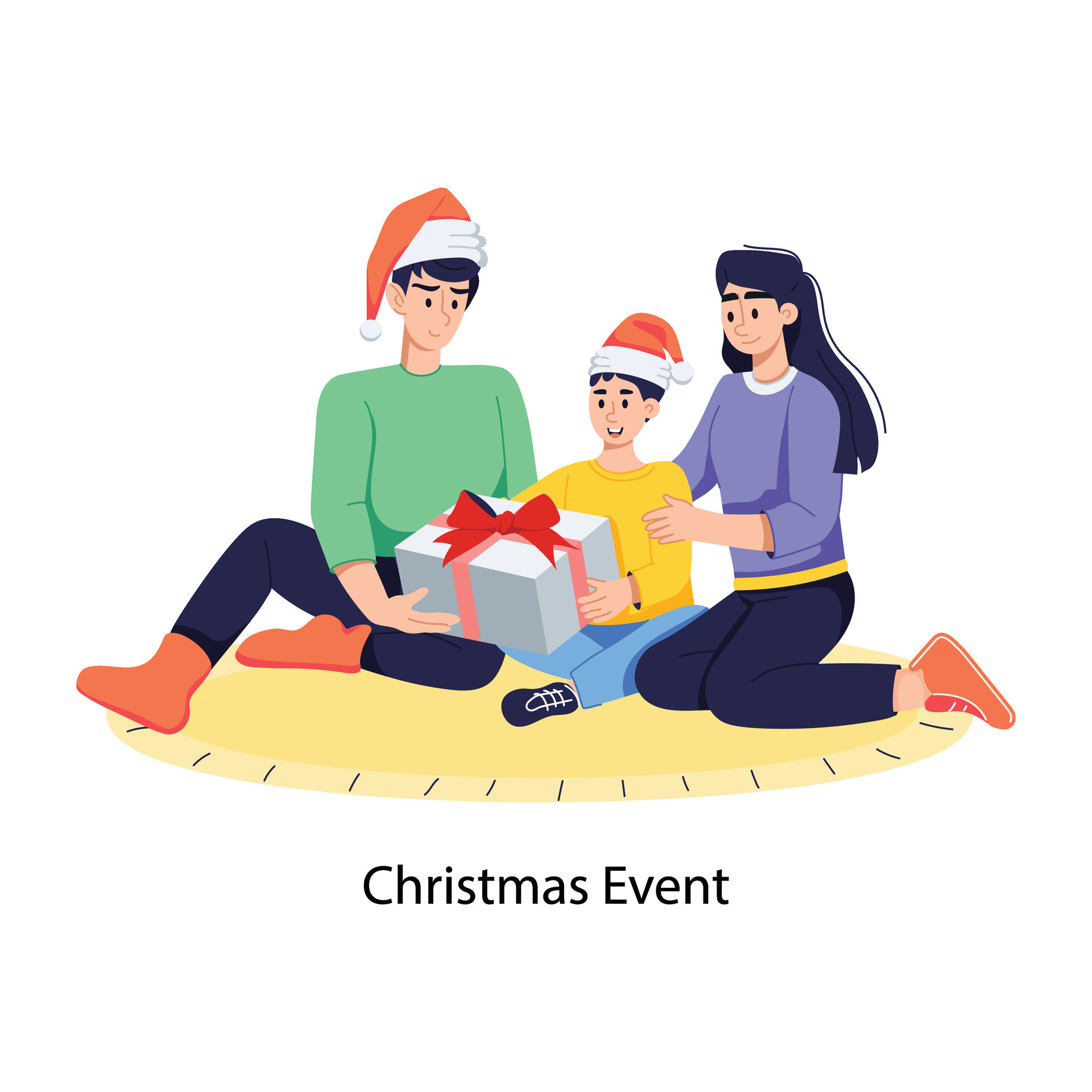 Trendy Christmas Event 44627423 Vector Art at Vecteezy