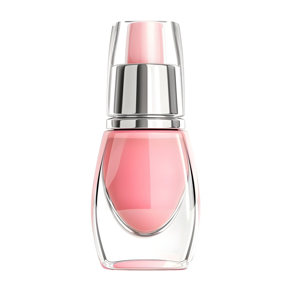 3D Rendering of a Woman Nail Polish Transparent Background png