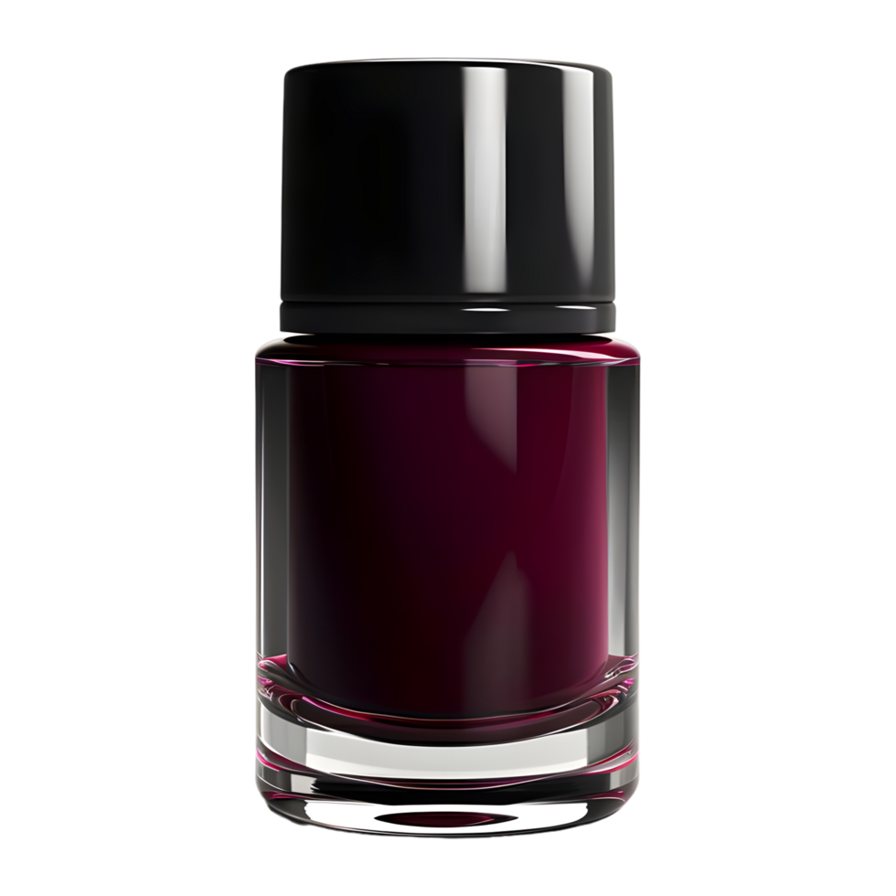 3D Rendering of a Woman Nail Polish Transparent Background png