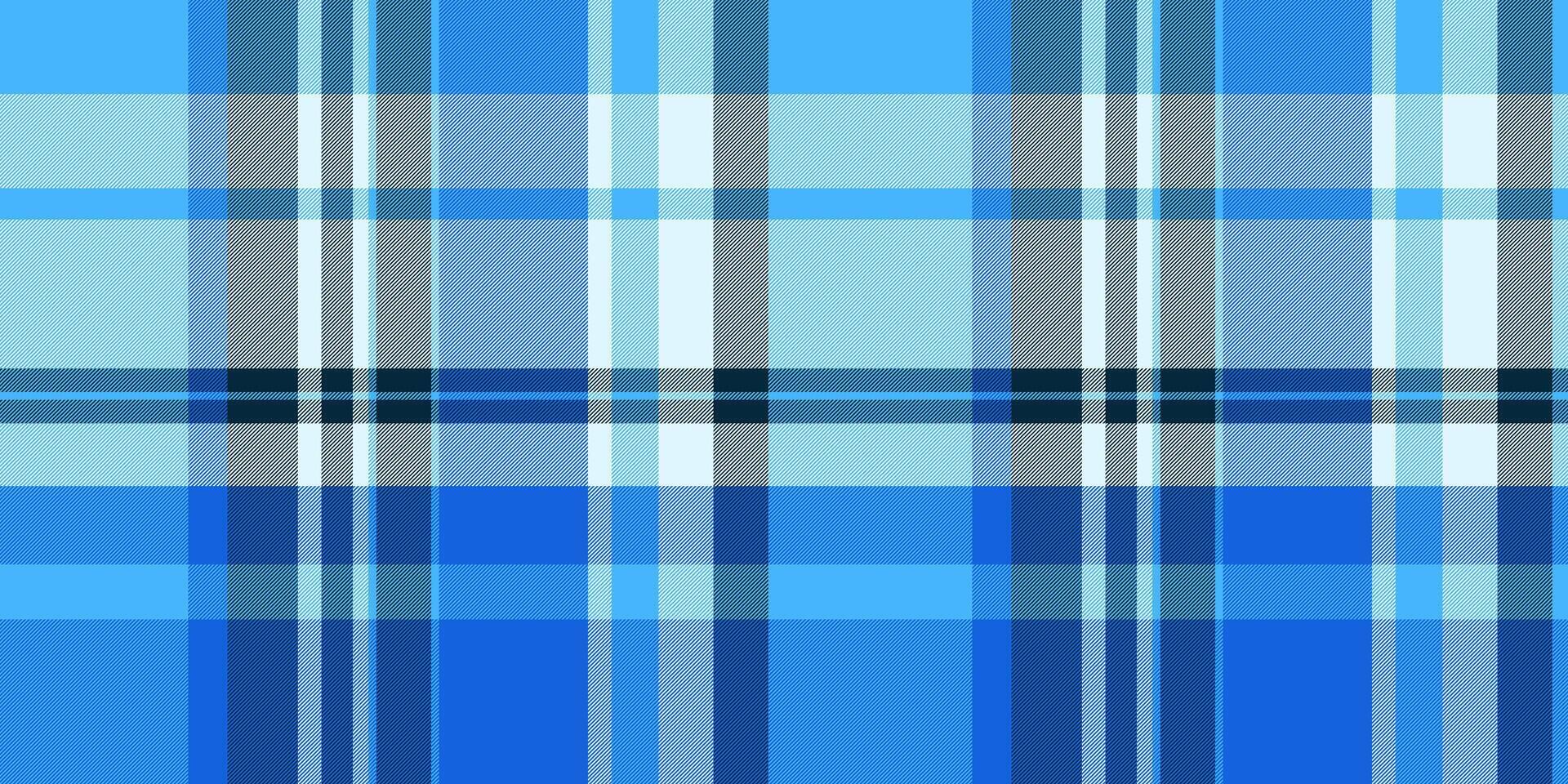 Selection tartan seamless check, platform pattern background. Motif fabric plaid textile texture in light and cyan colors. vector