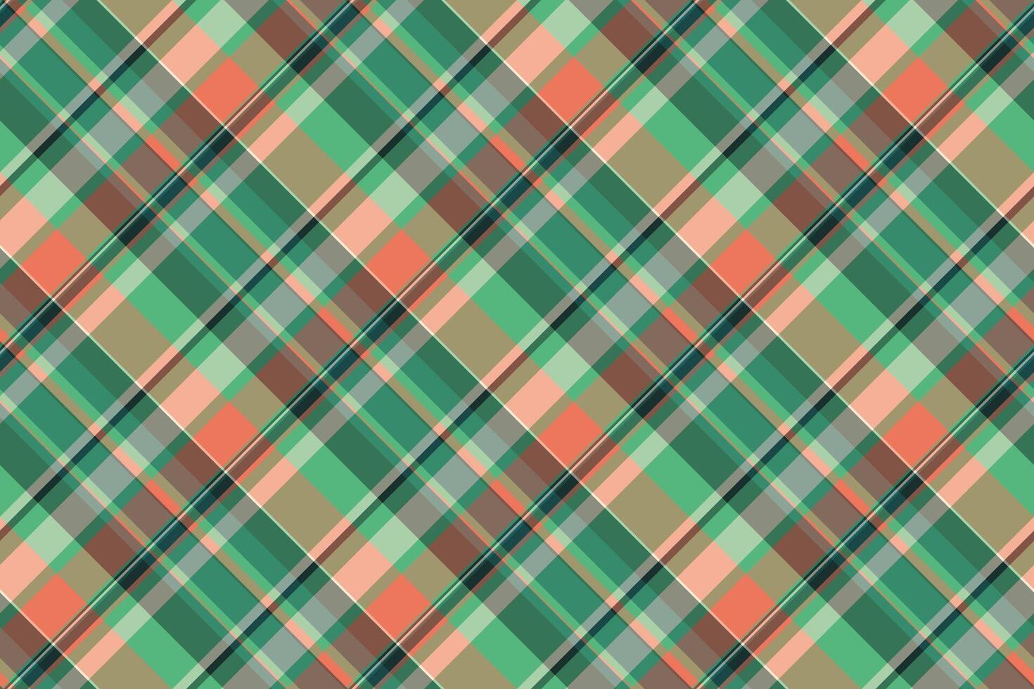 Check seamless background of pattern texture with a tartan fabric textile plaid. vector