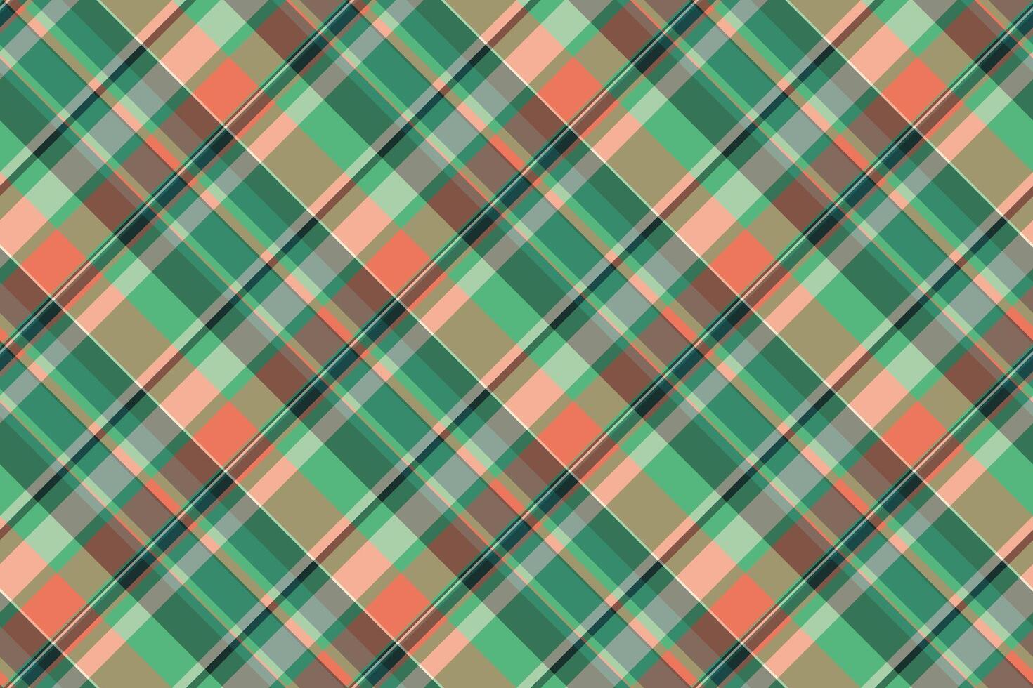 Check seamless background of pattern texture with a tartan fabric textile plaid. vector