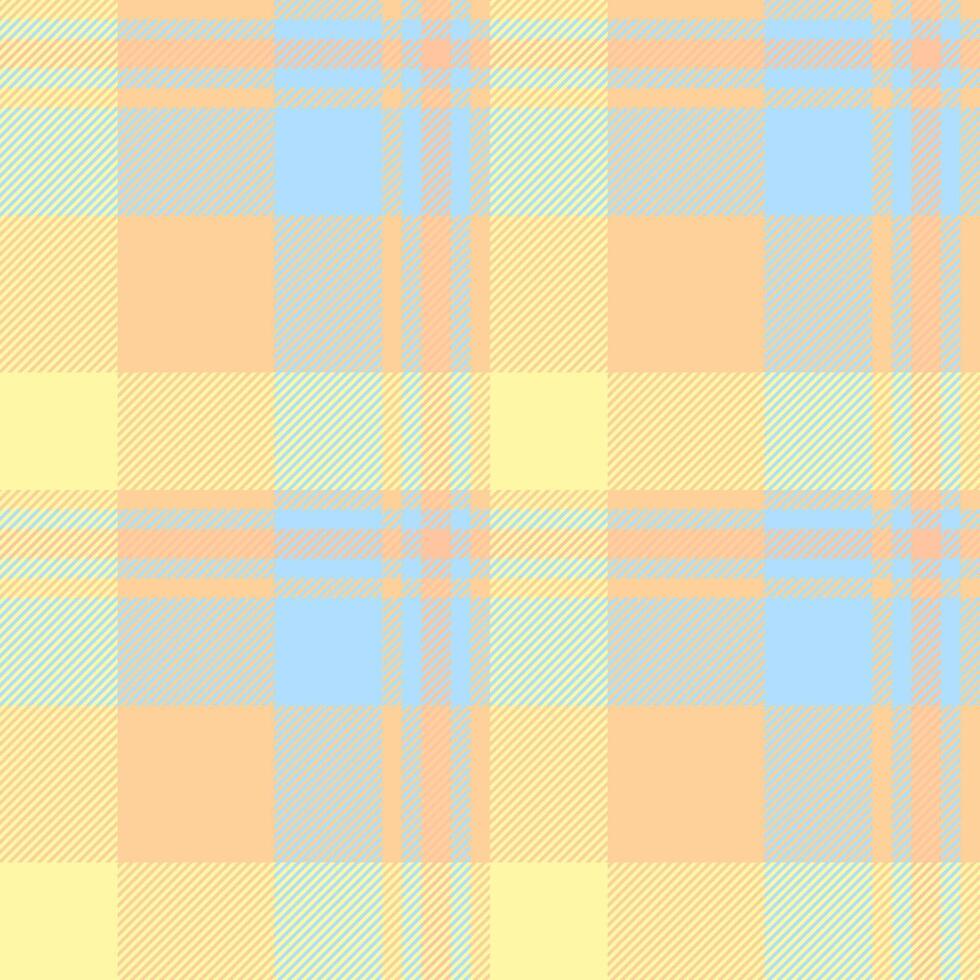 Check pattern of texture seamless tartan with a textile background fabric plaid. vector