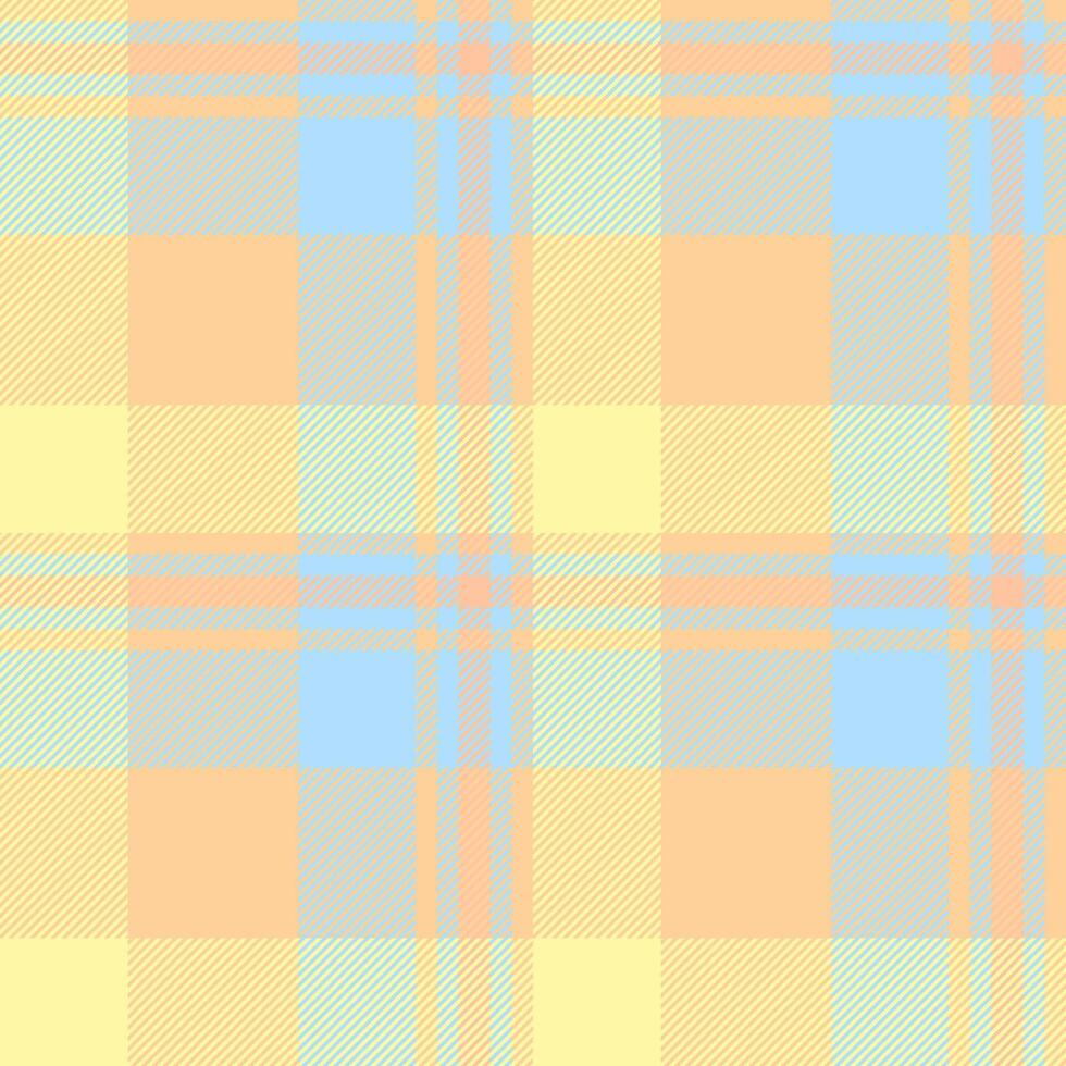 Check pattern of texture seamless tartan with a textile background fabric plaid. vector