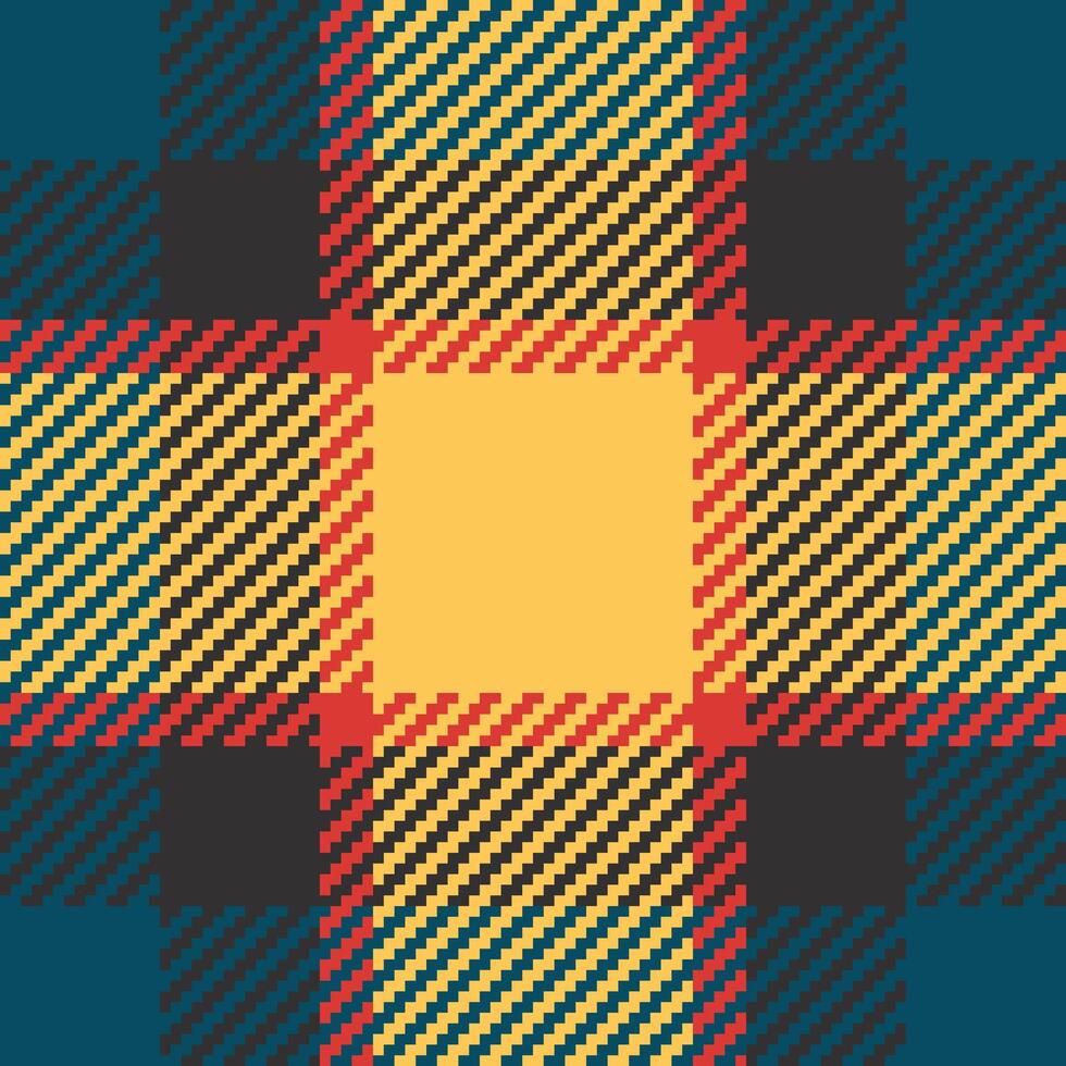 Textile design of textured plaid. Checkered fabric pattern swatch for shirt, dress, suit, wrapping paper print, invitation and gift card. vector