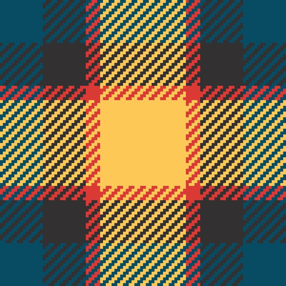 Textile design of textured plaid. Checkered fabric pattern swatch for shirt, dress, suit, wrapping paper print, invitation and gift card. vector