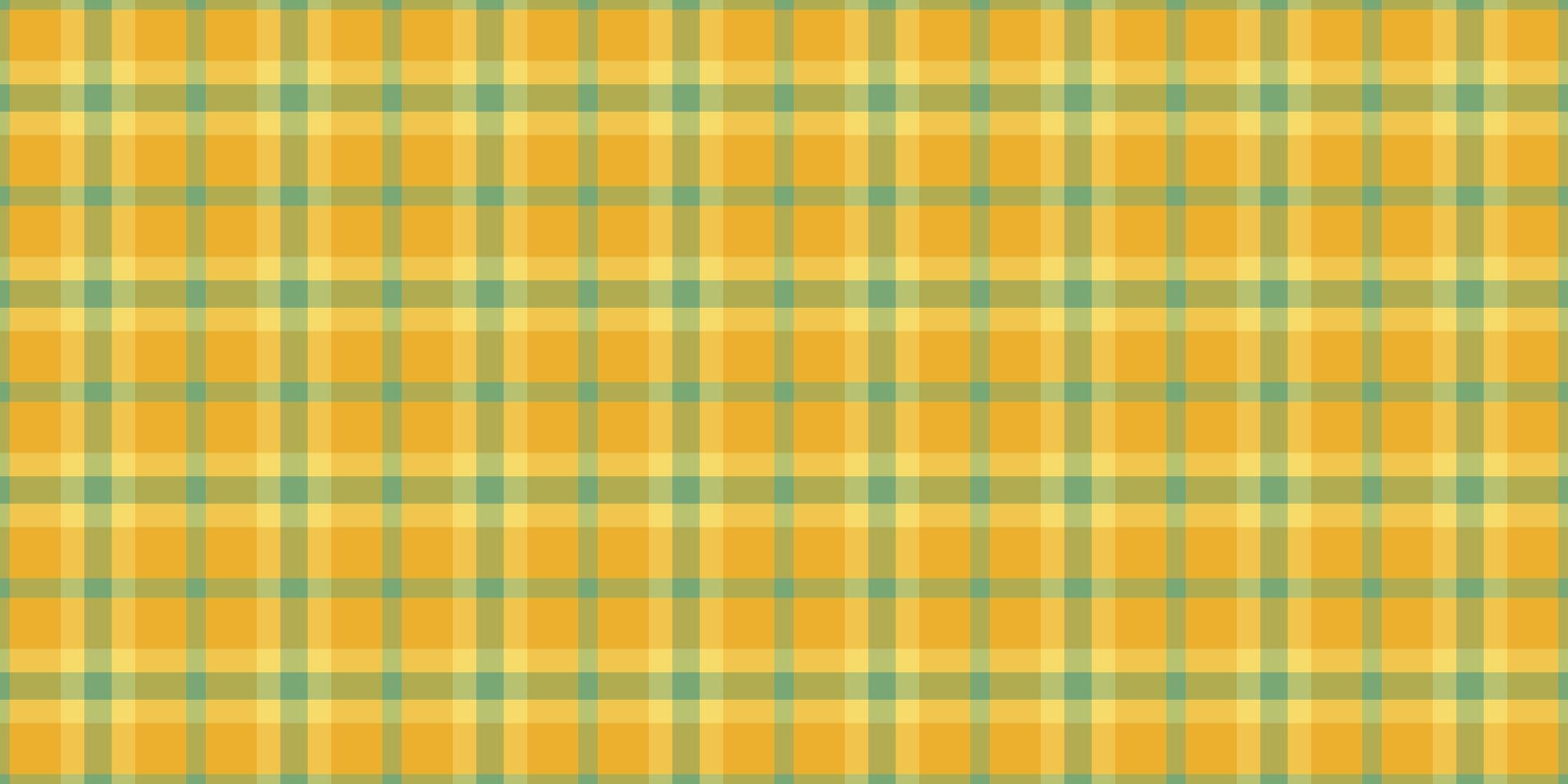 Empty fabric check background, product texture textile . Painting pattern seamless plaid tartan in amber and yellow colors. vector