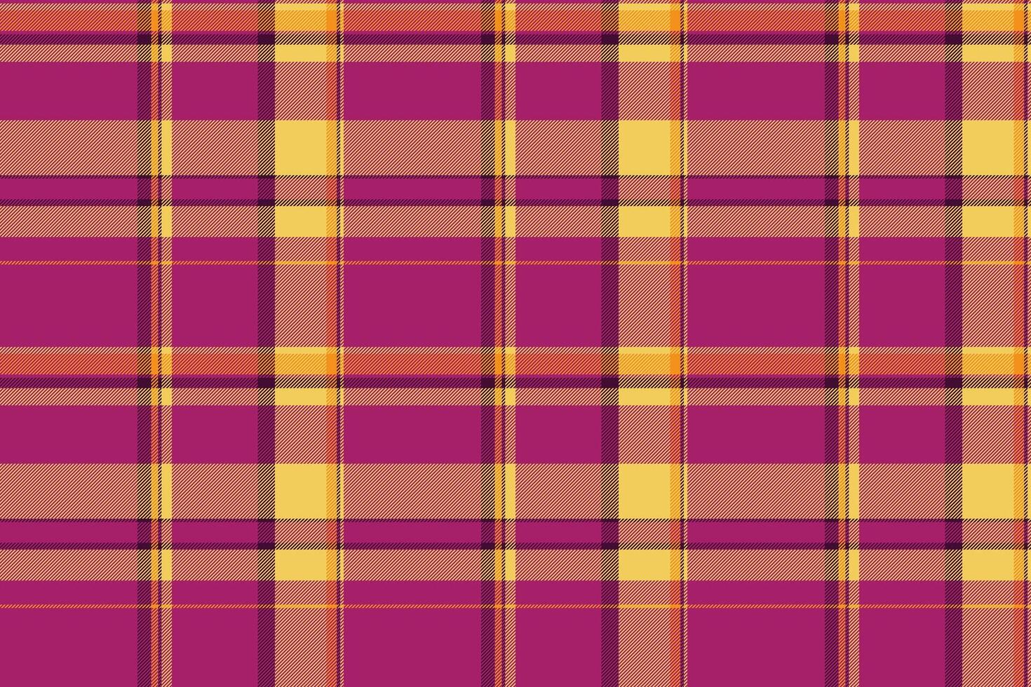 Textile texture pattern of seamless tartan with a background check plaid fabric. vector