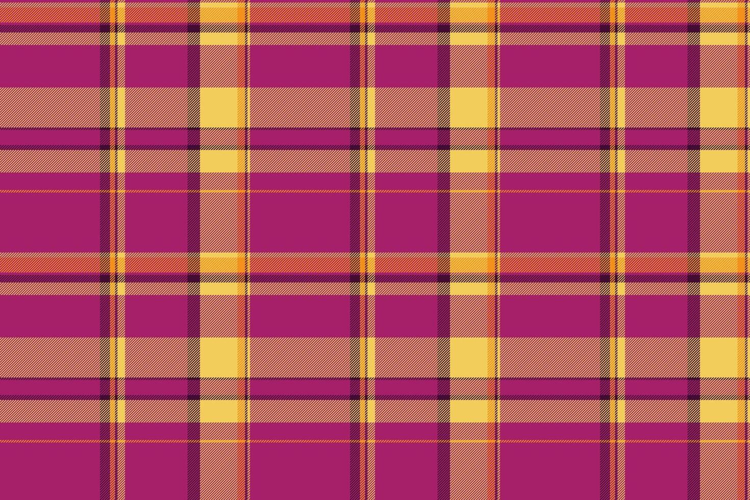 Textile texture pattern of seamless tartan with a background check plaid fabric. vector