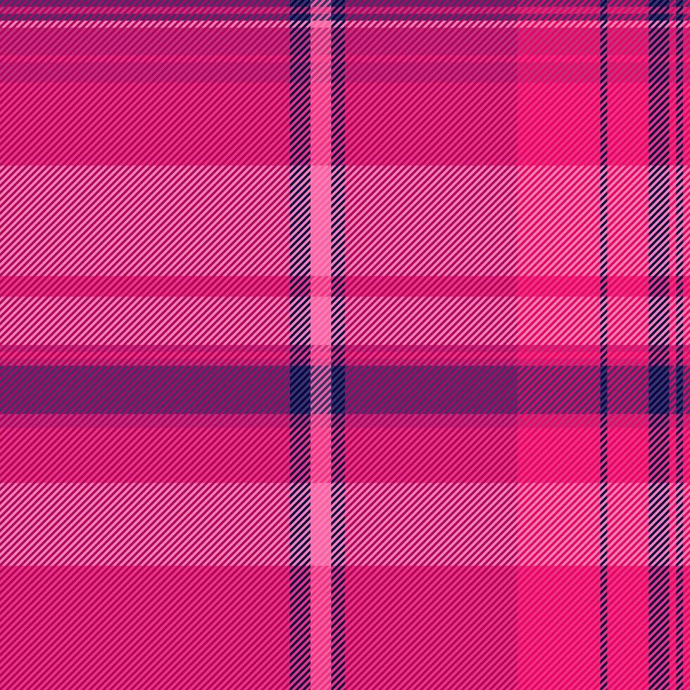 Check background fabric of seamless textile texture with a plaid pattern tartan . vector
