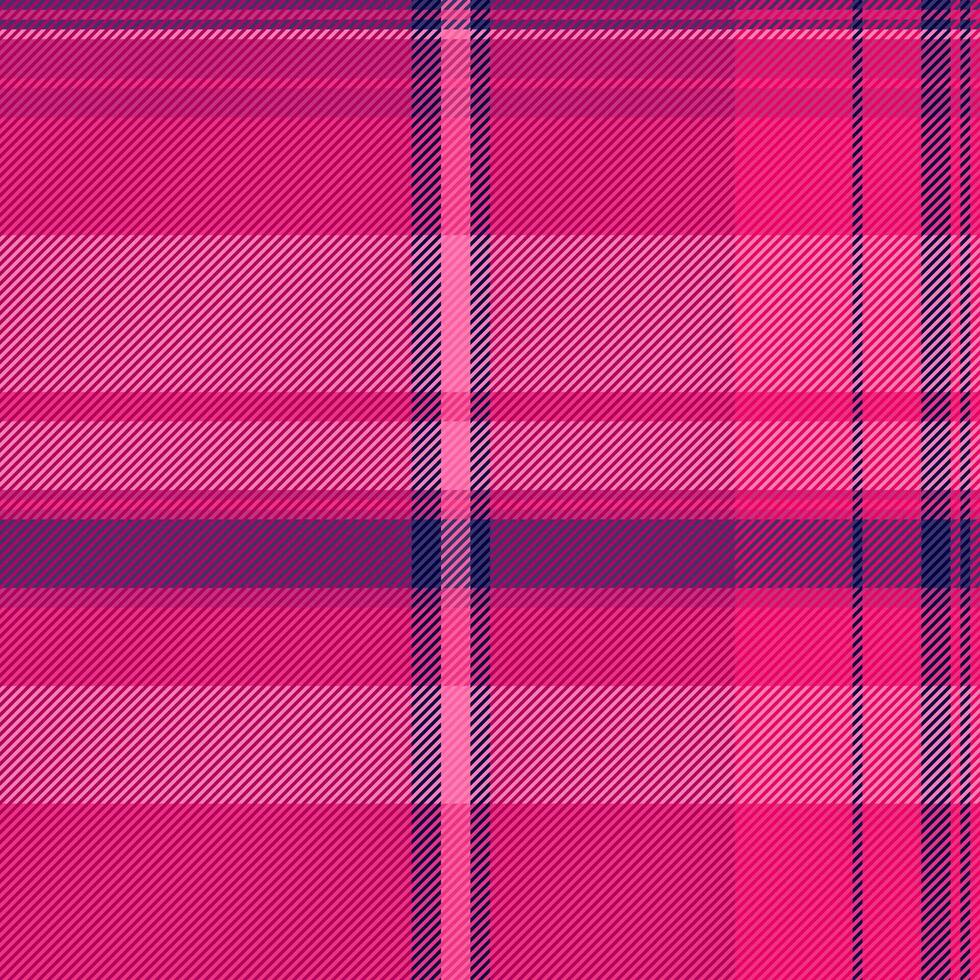 Check background fabric of seamless textile texture with a plaid pattern tartan . vector