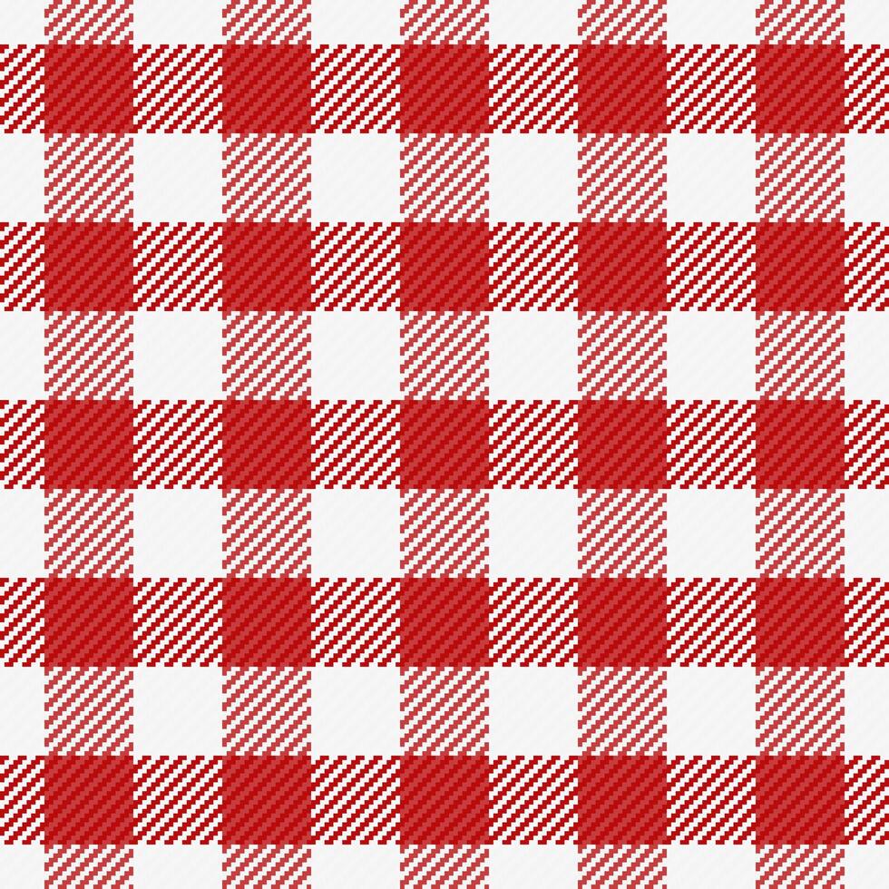 ocupación textura sin costura fondo, sabuesos diente cheque tela textil. cocina tartán modelo tartán en rojo y blanco colores. vector