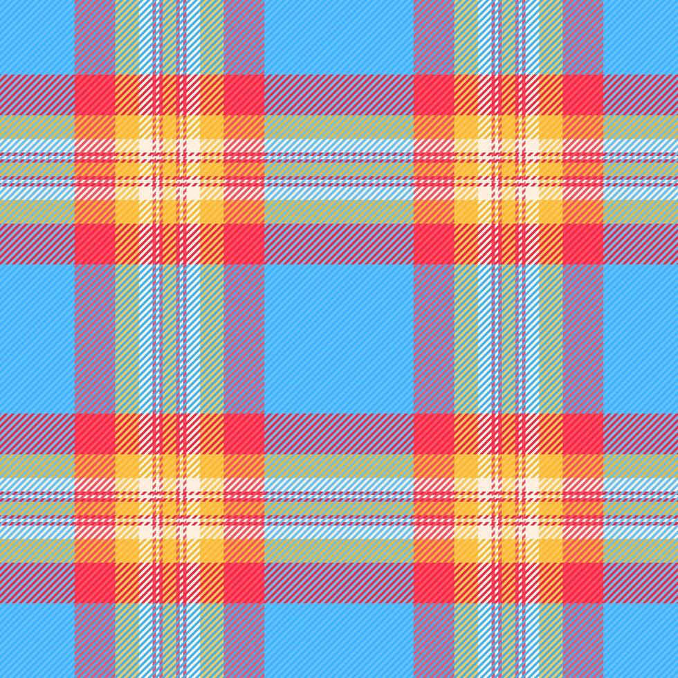 Textile pattern texture of background plaid with a fabric seamless check tartan. vector