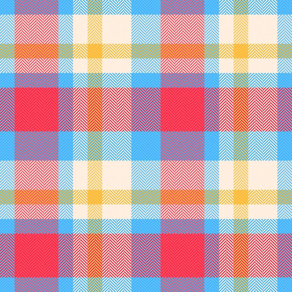 Seamless pattern tartan of background texture with a textile check plaid fabric. vector
