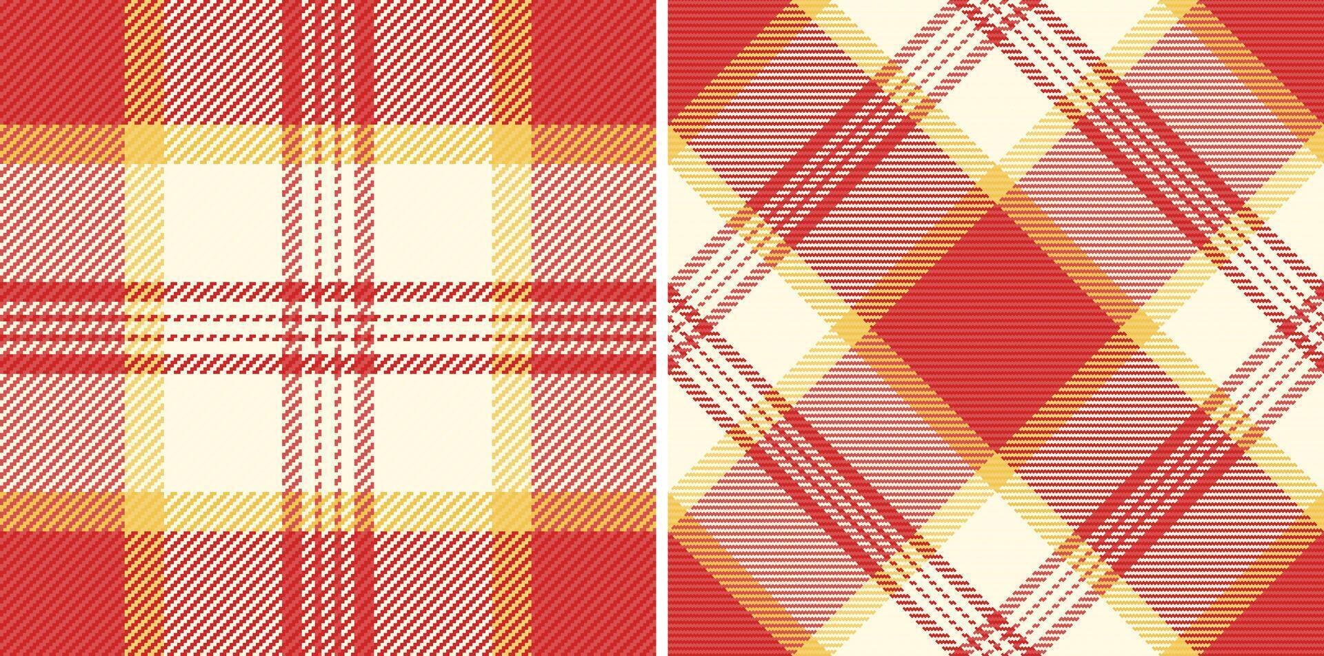 Tartan check textile of pattern fabric with a plaid seamless texture background. vector
