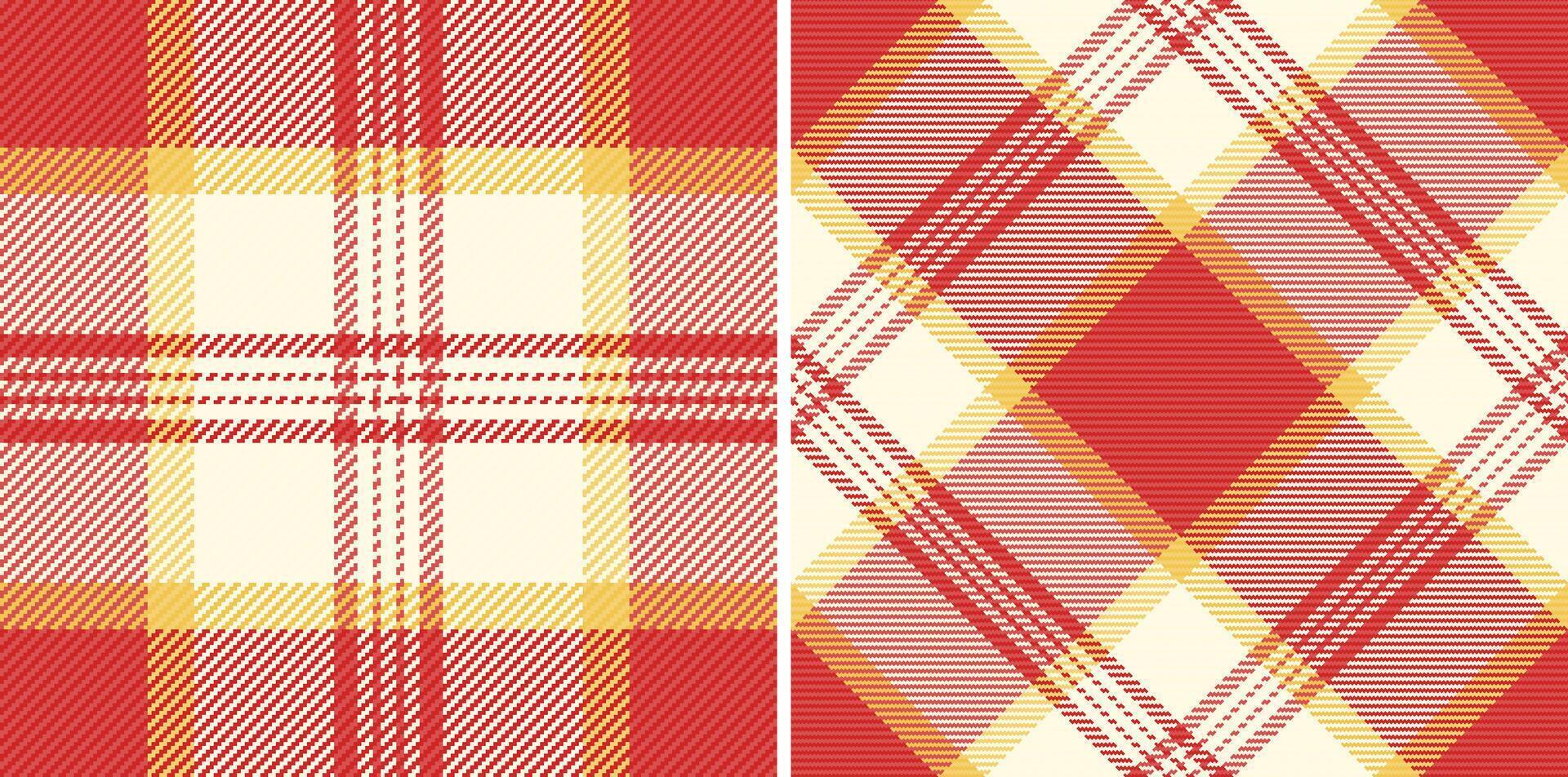 Tartan check textile of pattern fabric with a plaid seamless texture background. vector