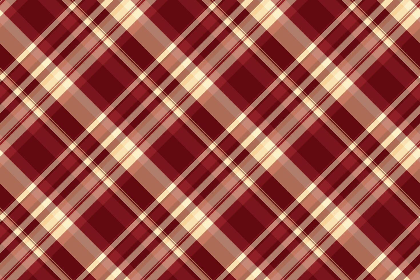 Textile check fabric of plaid pattern seamless with a texture background tartan. vector