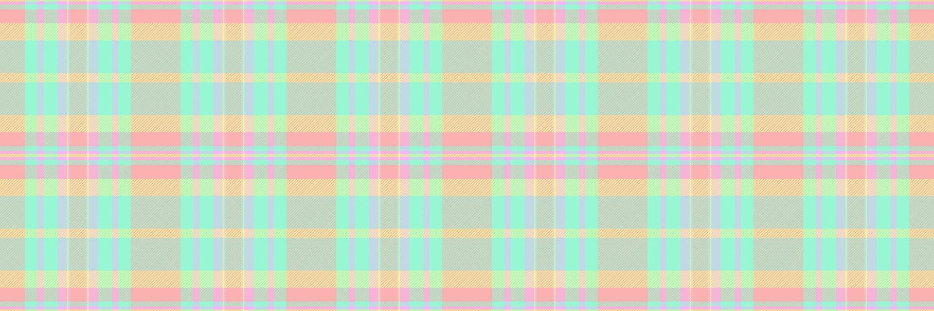 Independence day plaid pattern , horizontal check tartan background. Content texture seamless textile fabric in light and mint colors. vector