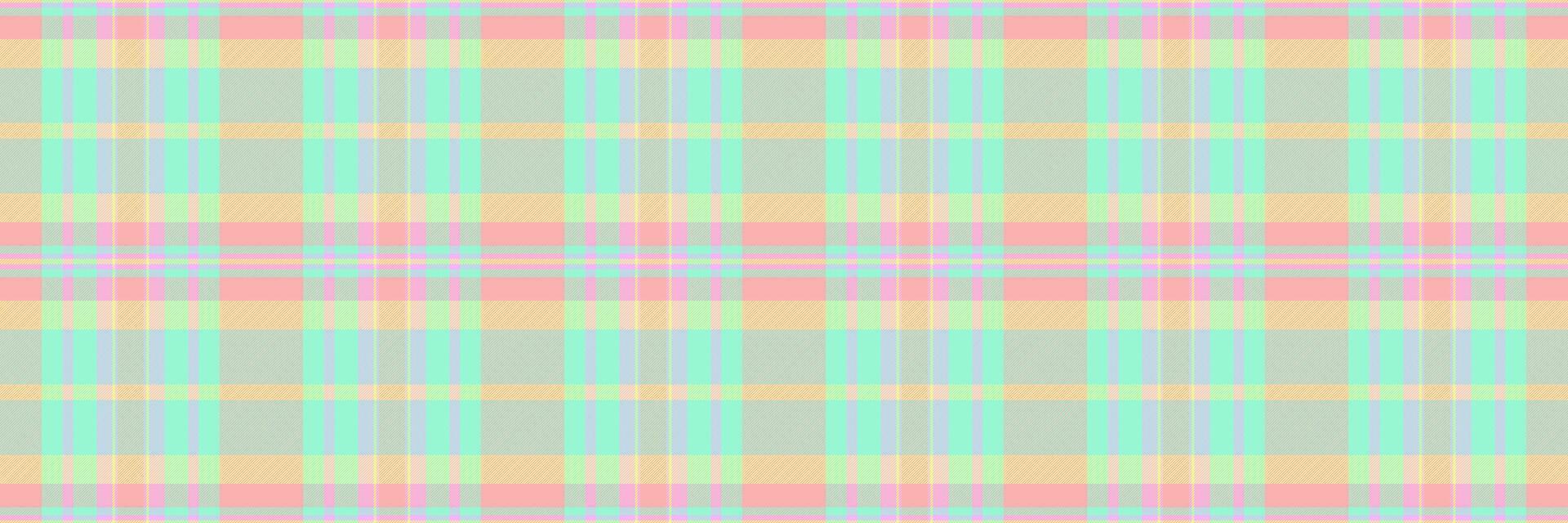 Independence day plaid pattern , horizontal check tartan background. Content texture seamless textile fabric in light and mint colors. vector