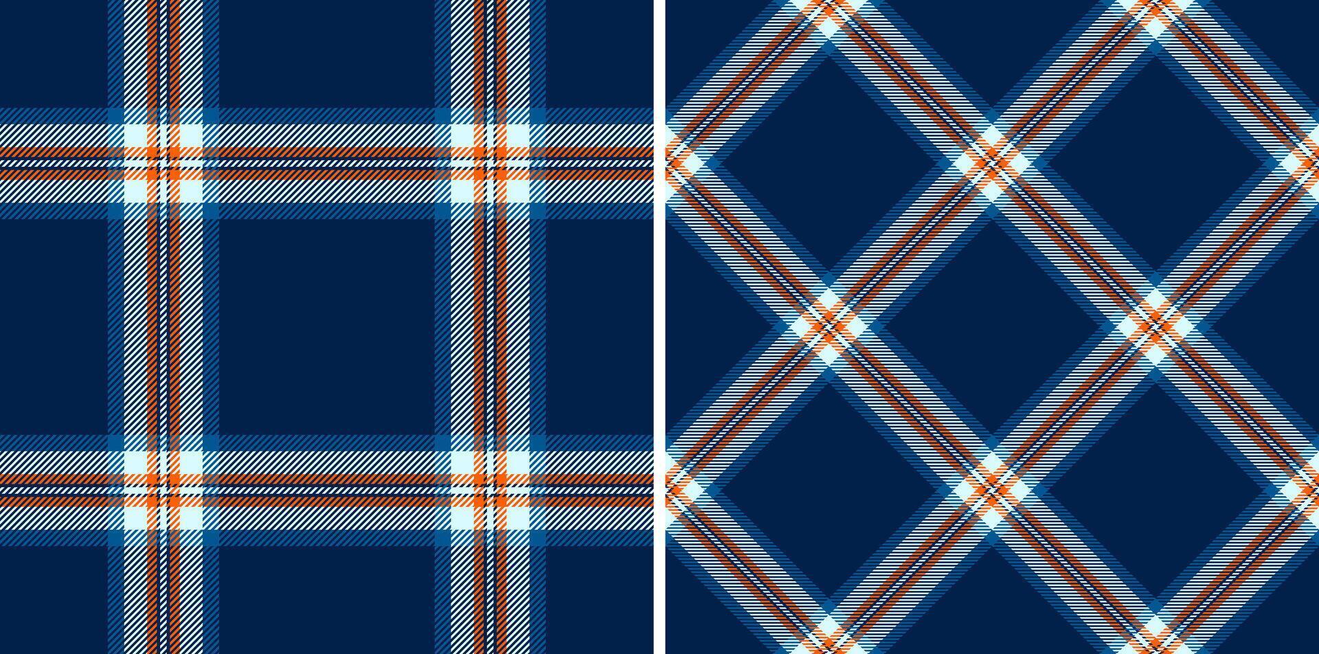 Plaid background seamless of tartan texture with a check fabric pattern textile. vector