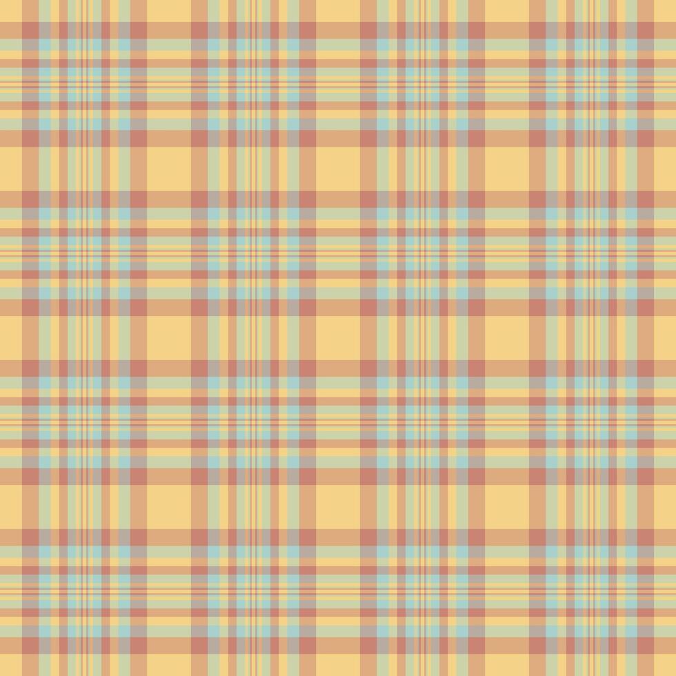 Texture tartan textile of background seamless with a check plaid fabric pattern. vector