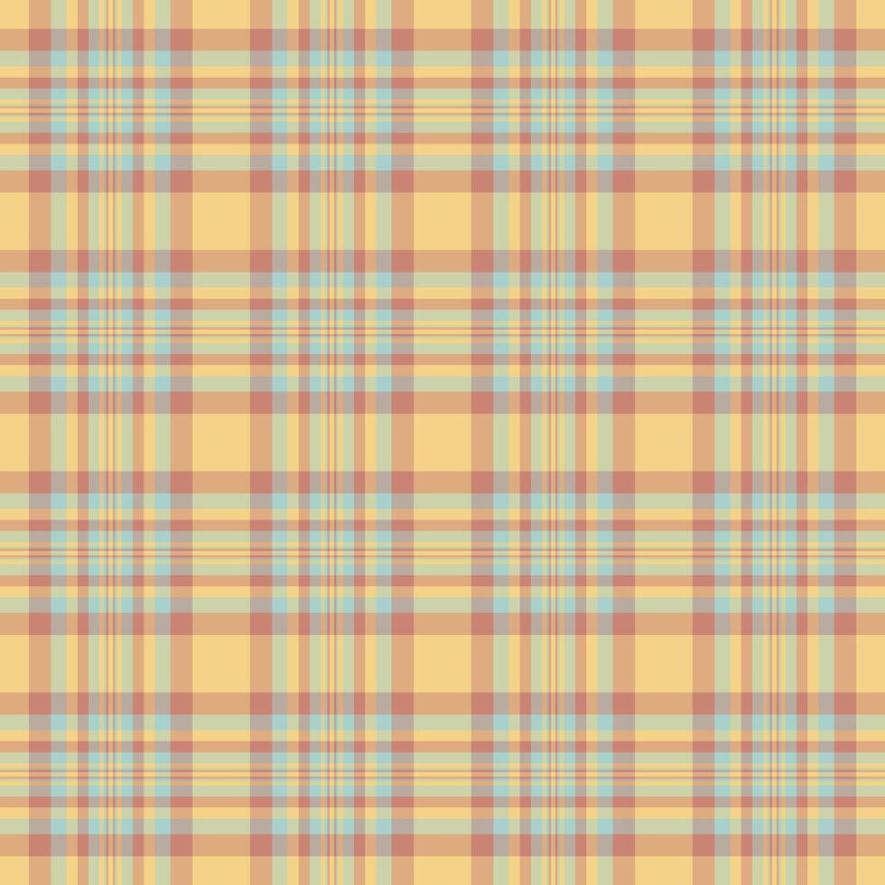 Texture tartan textile of background seamless with a check plaid fabric pattern. vector