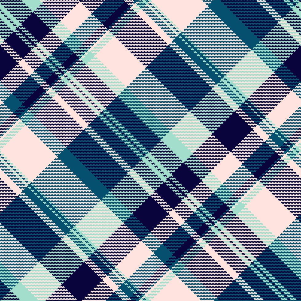 Fabric plaid tartan of pattern background check with a texture seamless textile. vector