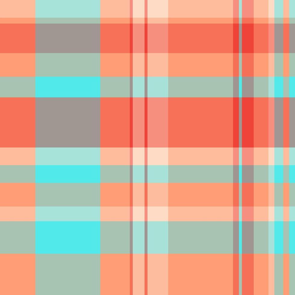 Check fabric plaid of background textile with a texture tartan pattern seamless. vector