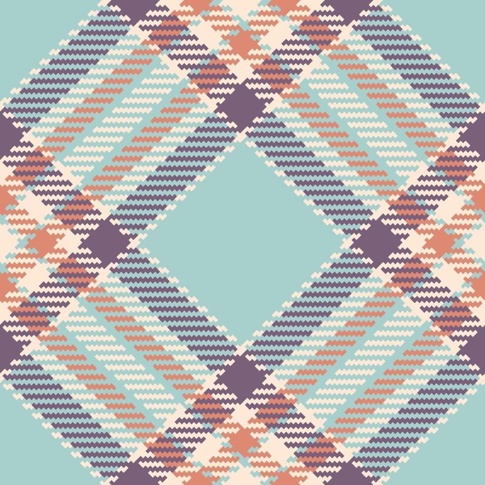 tartan pattern of seamless plaid textile with a texture background fabric check. vector